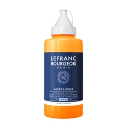 Tube 750 ml de peinture acrylique Lefranc Bourgeois - jaune Sahara - Fine