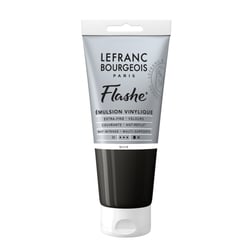 Peinture Flashe vinylique - Noir - 80 ml - Lefranc Bourgeois
