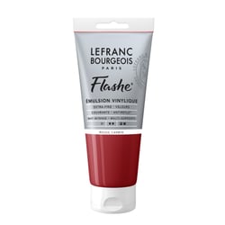 Peinture Flashe vinylique - Rouge carmin - 80 ml - Lefranc Bourgeois