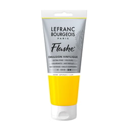 Peinture Flashe vinylique - Jaune japonais - 80 ml - Lefranc Bourgeois