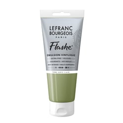 Peinture Flashe vinylique - Terre vert - 80 ml - Lefranc Bourgeois