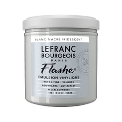 Peinture Flashe vinylique - Blanc nacré iridescent - N°822 - 125 ml