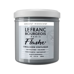 Peinture Flashe vinylique - Argent iridescent - N°832 - 125 ml