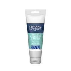 Lefranc Bourgeois Gel 3D à effet de volume - Brillant transparent - 120ml