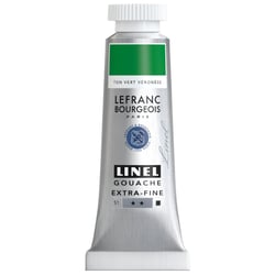 Tube de 14 ml de gouache Lefranc Bourgeois - Linel - Extra-fine - Vert Véronèse (imitation) - Nuance 551