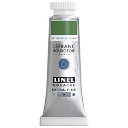 Tube de 14 ml de gouache Lefranc Bourgeois - Linel - Extra-fine - Vert oxyde chrome - Nuance 542