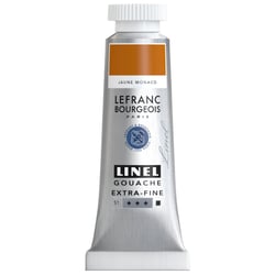 Tube de 14 ml de gouache Lefranc Bourgeois - Linel - Extra-fine - Jaune Monaco - Nuance 188