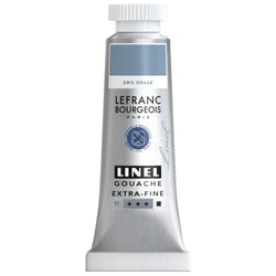 Tube de 14 ml de gouache Lefranc Bourgeois - Linel - Extra-fine - Gris orage - Nuance 847