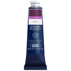 Tube 40 ml de peinture à l'huile Lefranc Bourgeois - Magenta - Fine