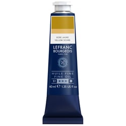 Tube 40 ml de peinture à l'huile Lefranc Bourgeois - Ocre jaune - Fine