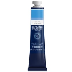 Tube 200 ml de peinture à l'huile Lefranc Bourgeois - Bleu rex - Fine