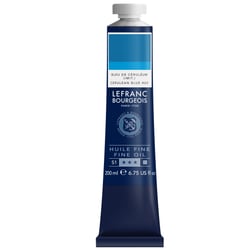 Tube 200 ml de peinture à l'huile Lefranc Bourgeois - Bleu de ceruleum - Fine