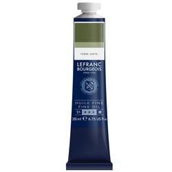 Tube 200 ml de peinture à l'huile Lefranc Bourgeois - Terre verte - Fine