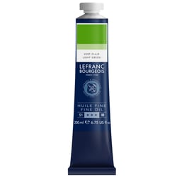 Tube 200 ml de peinture à l'huile Lefranc Bourgeois - Vert clair - Fine