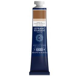 Tube 200 ml de peinture à l'huile Lefranc Bourgeois - Terre de sienne naturelle - Fine