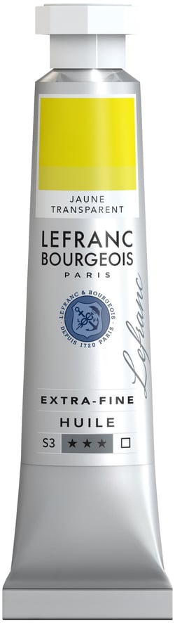 Peinture à l'huile extrafine - 20ml - jaune transparent