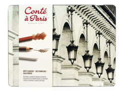 Boîte métal 6 crayons esquisse - Conté à Paris