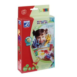 GOUACHE AUX DOIGTS 5 TUBES GOUACHE AUX DOIGTS 5 TUBES