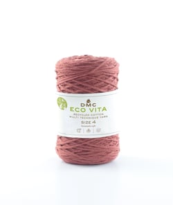 Pelote de fil à tricoter - DMC - Eco Vita 4 - Rouille 105