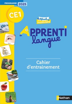 Apprentilangue : rituels de vocabulaire : CE1 : cahier d'entraînement