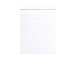 Bloc-notes - 8.5 x 12 cm - Rhodia - 160 pages lignées - Blanc