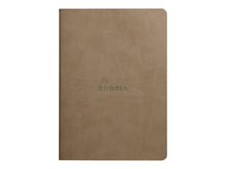 Carnet - Format A5 14.8 x 21 cm - Rhodiarama - Rhodia - 64 pages lignées - Taupe