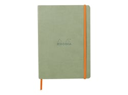 Carnet souple - A5 - Rhodiarama - RHODIA - 160 pages pointillées - Celadon
