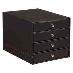 Bloc de classement à tiroirs - 4 tiroirs - RHODIA Rhodiarama Home Office - pour 248 x 327 mm - noir