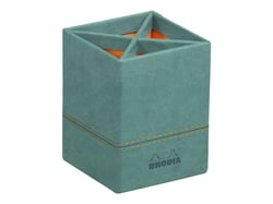 Pot à crayons - Collection Home Office Rhodiarama - bleu eau