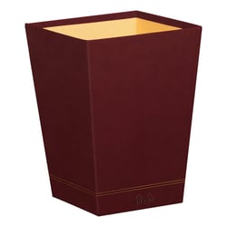 Corbeille à papier - RHODIA Rhodiarama Home Office - similicuir - bordeaux
