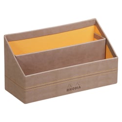 Trieur - 2 compartiments - RHODIA Rhodiarama - pour 250 x 100 mm - taupe