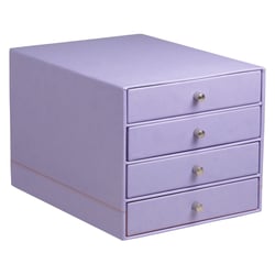 Bloc de classement à tiroirs - 4 tiroirs - RHODIA Rhodiarama Home Office - pour 248 x 327 mm - iris