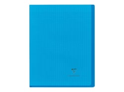 Cahier piqué - A4 - Koverbook Blush - Clairefontaine - 96 pages grand carreaux - Bleu
