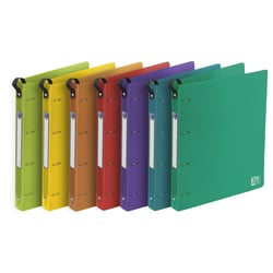 1 classeur A4 Maxi - School Life - Dos 30 mm - Polypro - Oxford - Coloris assortis
