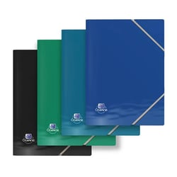 1 protège-document A4 - Océanis - 80 vues - Oxford - modèle aléatoire