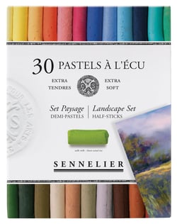 30 demi-pastels à l'écu - Campagne