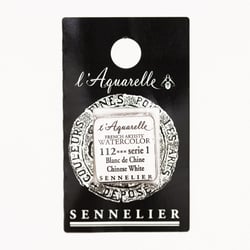 Peinture Aquarelle miel 1/2g - blanc de Chine