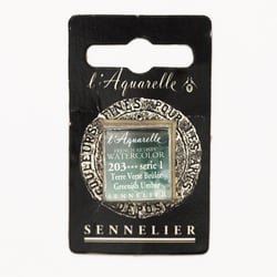 Peinture Aquarelle miel 1/2g - terre verte brûlée