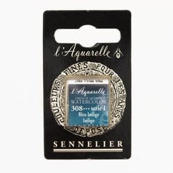 Peinture aquarelle - bleu indigo