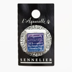 Peinture Aquarelle miel 1/2g - bleu outremer foncé