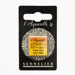 Peinture Aquarelle miel 1/2g - gomme gutte