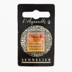 Peinture Aquarelle miel 1/2g - or de quinacridone