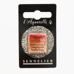 Peinture Aquarelle miel 1/2g - orange Sennelier
