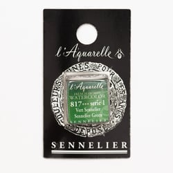Peinture Aquarelle miel 1/2g - vert Sennelier