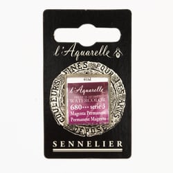 Peinture aquarelle magenta permanent  - 1/2 godet