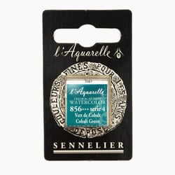 Aquarelle extra fine Sennelier - demi-godet - S4-Vert de Cobalt  