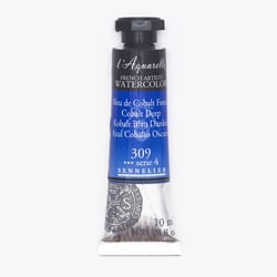 Aquarelle extra fine Sennelier en tube 10 ml - série 4  Bleu de Cobalt Foncé 