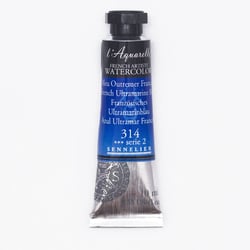 Aquarelle extra fine Sennelier en tube 10 ml - série 2 Bleu Outremer Français  