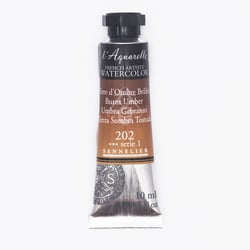 Aquarelle extra fine Sennelier en tube 10 ml - série 1 Terre d'Ombre Brûlée  