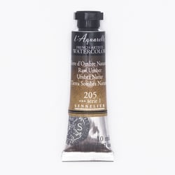 Aquarelle extra fine Sennelier en tube 10 ml - série 1 Terre d'Ombre Naturelle  